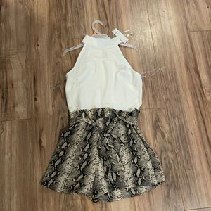 Mi ami one piece jumper stretch . New with tags!